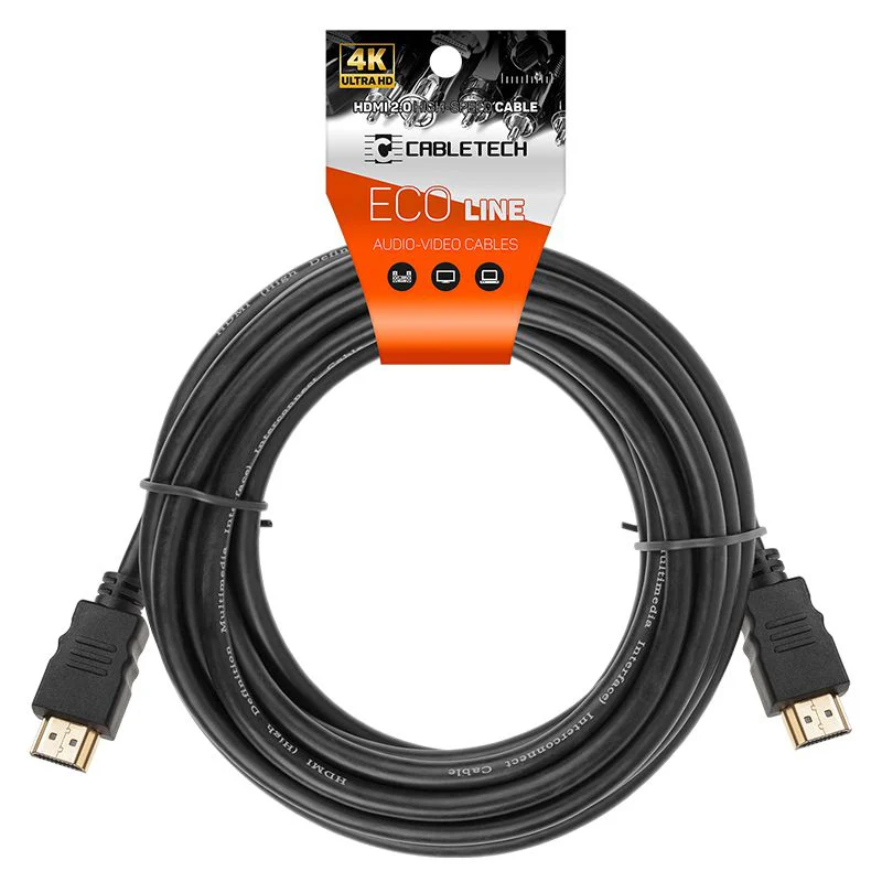 KPO4007-10@2 CABLU HDMI - HDMI 2.0 4K UHD 10M CABLETECH ECO-LINE