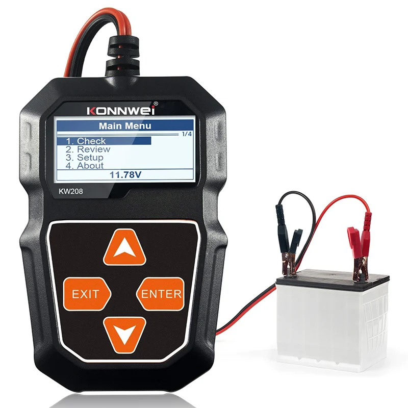 KW208@12 TESTER BATERII KW208 KONNWEI
