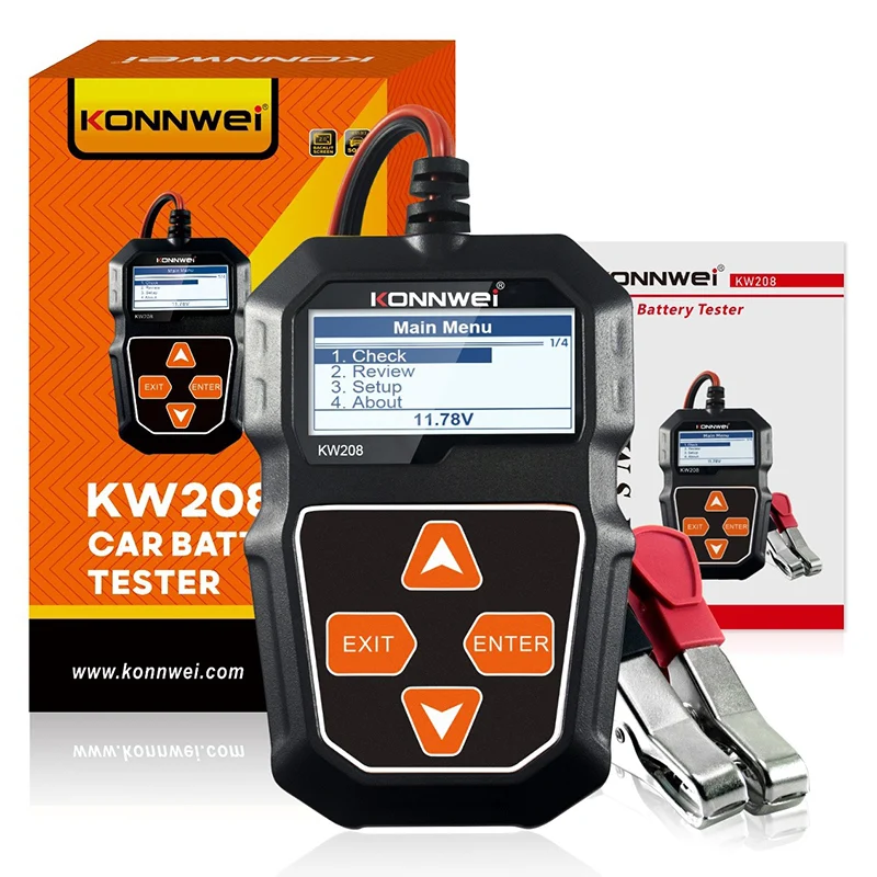 KW208@14 TESTER BATERII KW208 KONNWEI