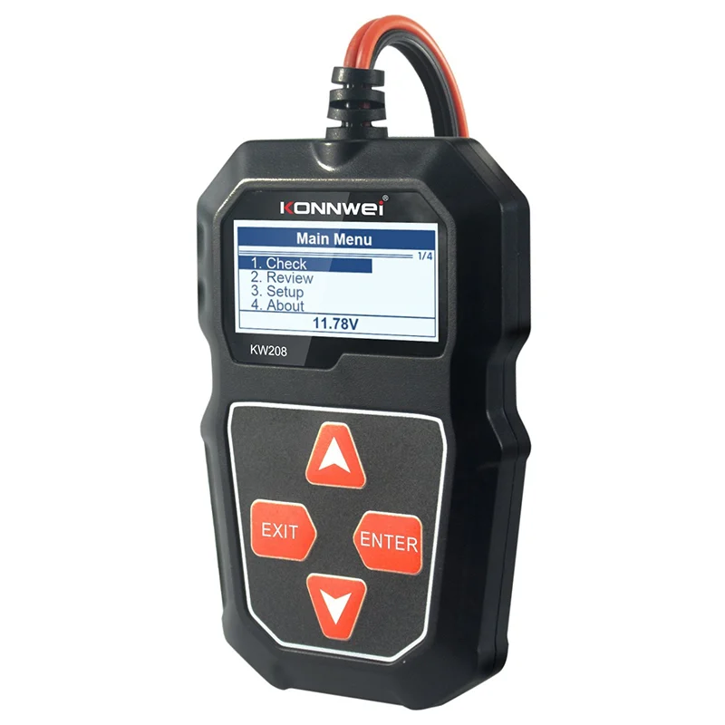 KW208@3 TESTER BATERII KW208 KONNWEI