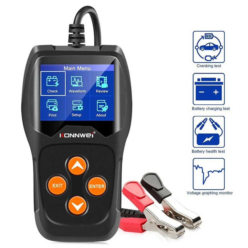 KW600@12 TESTER BATERII AUTO KW600 KONWEII