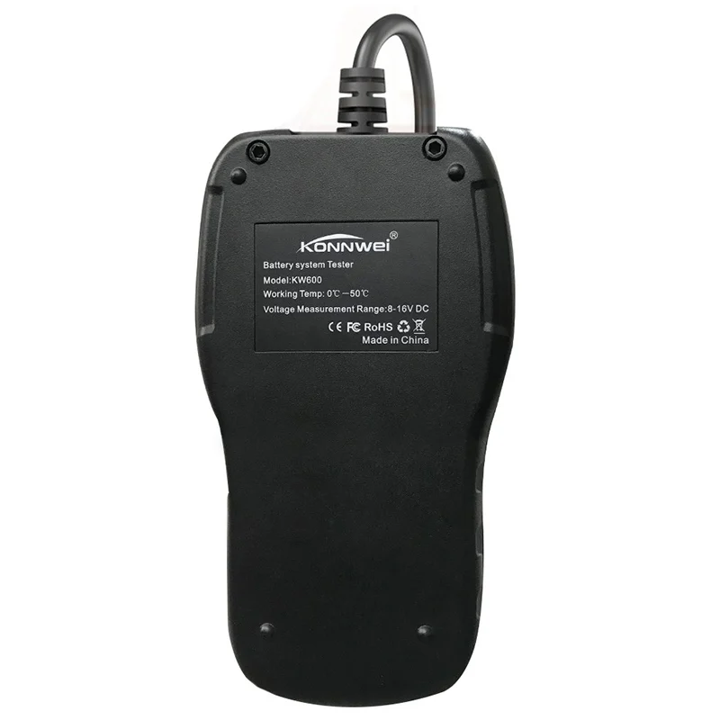KW600@5 TESTER BATERII AUTO KW600 KONWEII