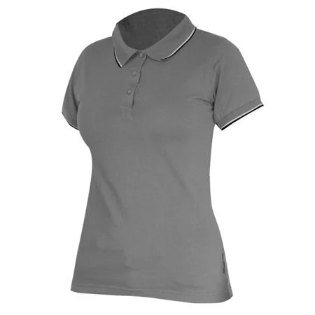 L4031503 TRICOU BUMBAC POLO DAMA GRI - L LAHTI PRO