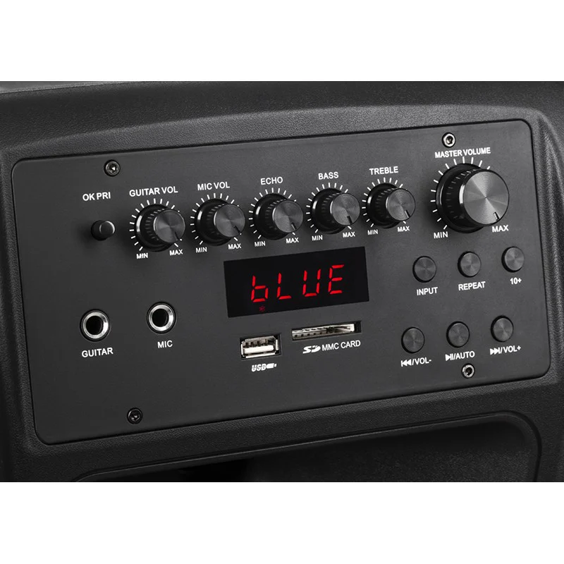 MIK0135EU@3 SISTEM AUDIO PORTABIL SD BLUETOOTH USB 12 INCH 20W