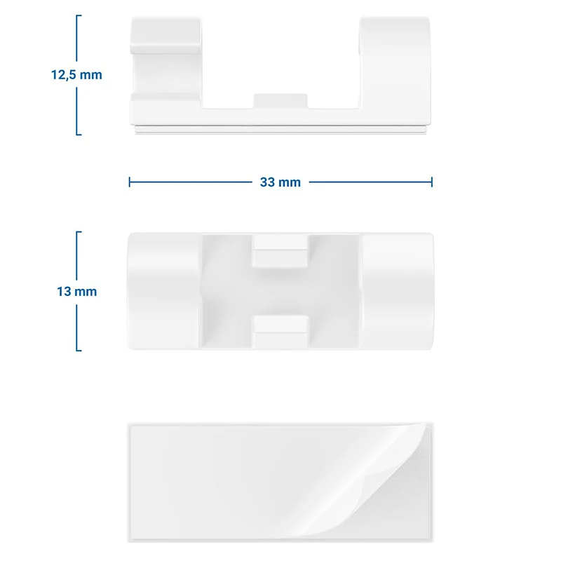 CABLE CLIPS SET 20 BUC