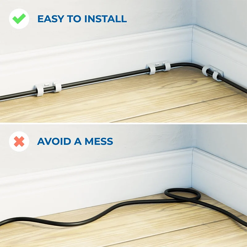 CABLE CLIPS SET 20 BUC