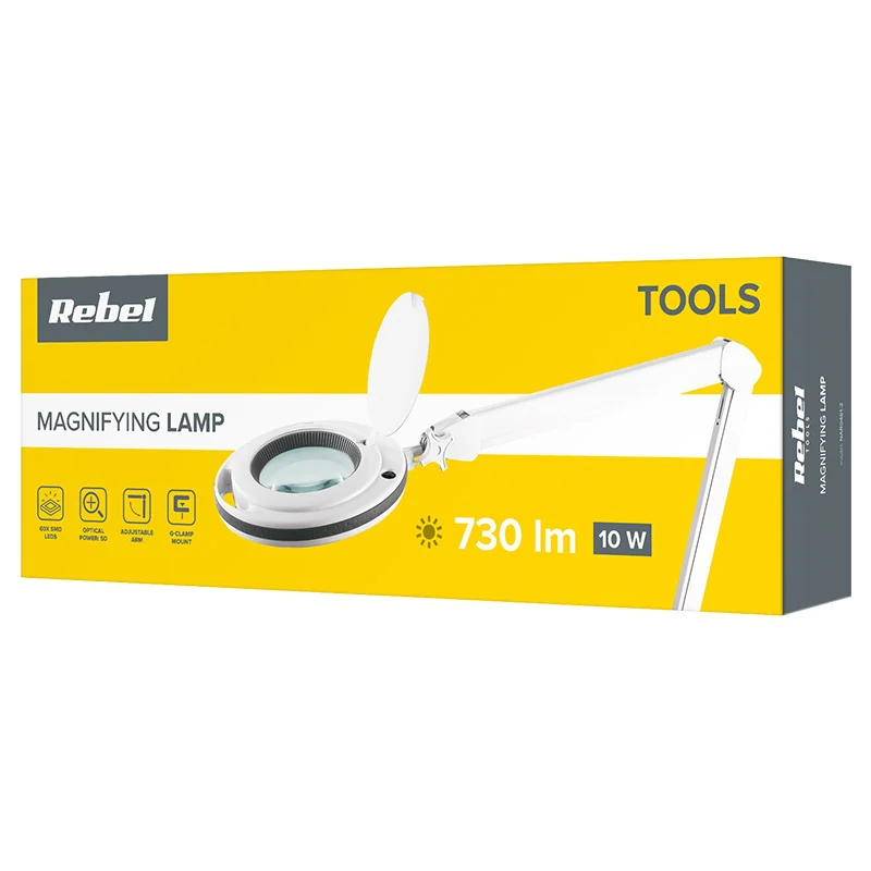 NAR0461-2@3 LAMPA CU LUPA 5 DIOPTRII 10W REBEL