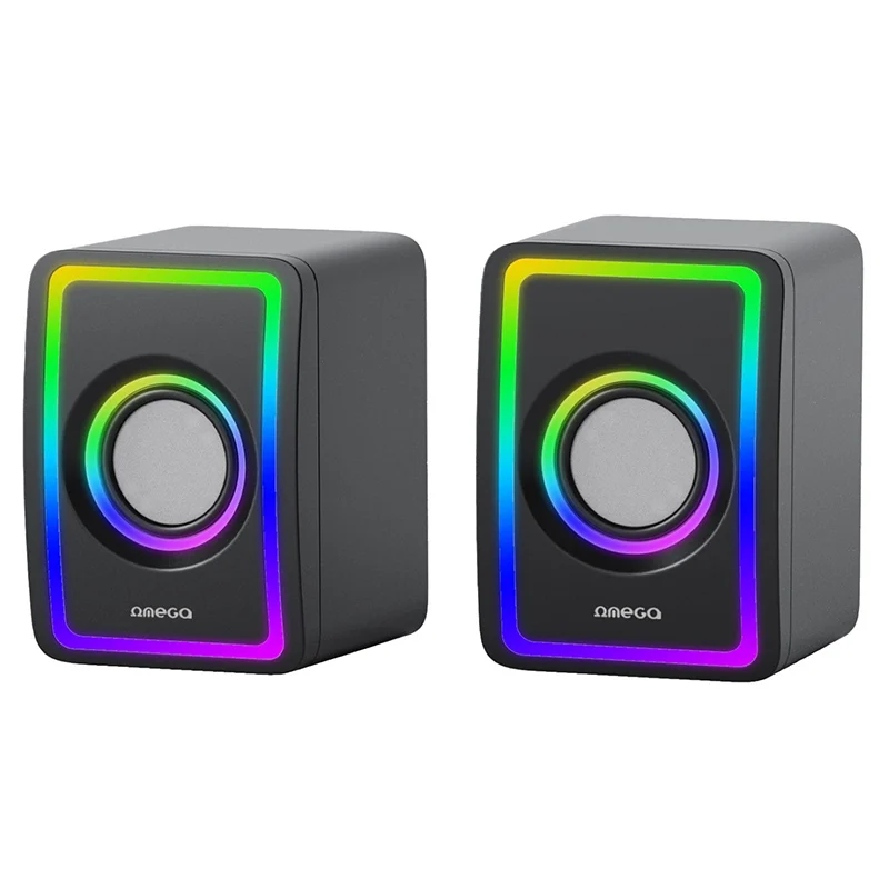 OGG155@1 DIFUZOARE STEREO 2.0 6W RMS RGB USB 3.5MM