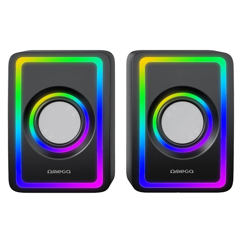 OGG155@2 DIFUZOARE STEREO 2.0 6W RMS RGB USB 3.5MM