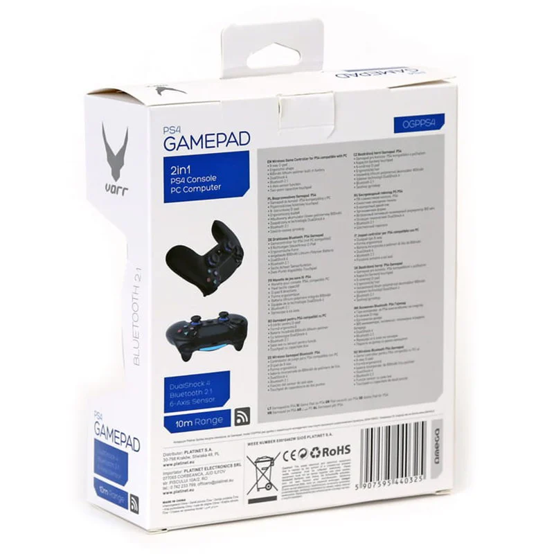 OGPPS4@6 GAMEPAD WIRELESS PC/ PS4 VARR OMEGA