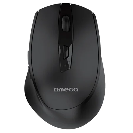 MOUSE WIRELESS REINCARCABIL USB-C NEGRU OMEGA