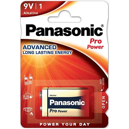 PAN-9VPP BATERIE 9V BLISTER 1 PRO POWER PANASONIC