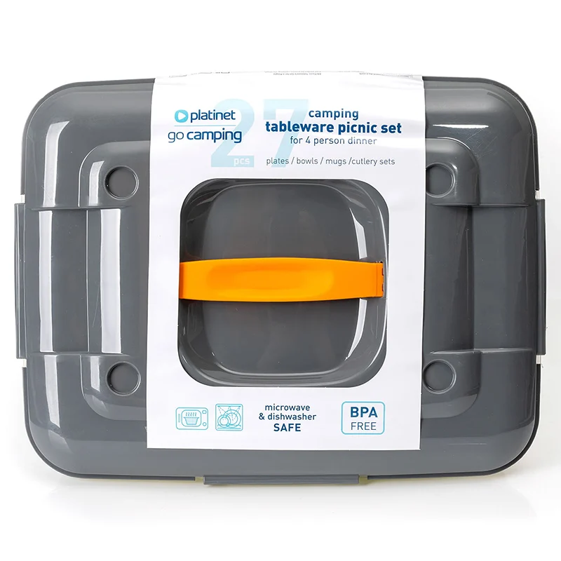 SET PICNIC CAMPING 4 PERSOANE 26 PIESE