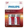 PH-LR14P2B_10 BATERIE POWER ALKALINE LR14 C BLISTER 2 BUC PHILIPS