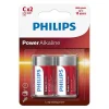 PH-LR14P2B_10@1 BATERIE POWER ALKALINE LR14 C BLISTER 2 BUC PHILIPS