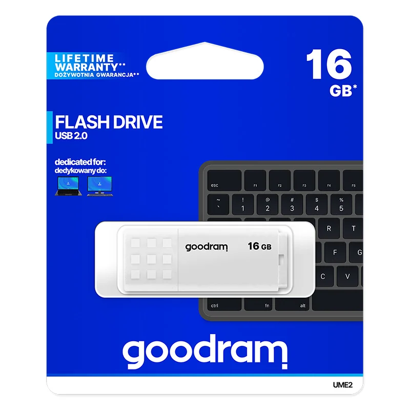 FLASH DRIVE 16GB USB 2.0 UME2 GOODRAM