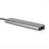 HUB 7 IN 1 USB-C PD 100W ALUMINIU PLATINET