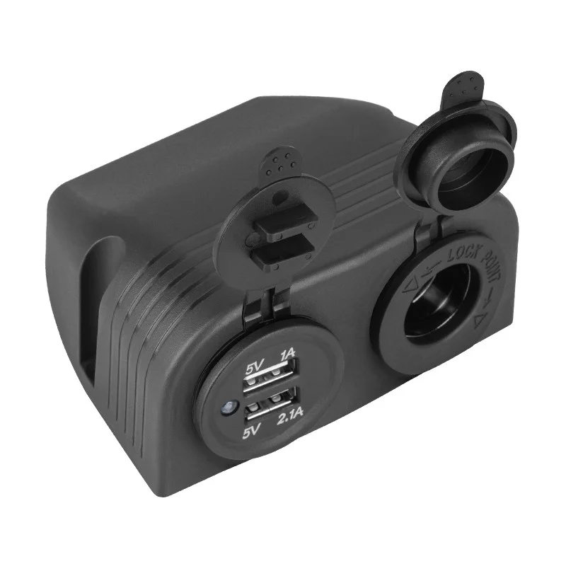 PY-CHR0005@1 MUFA MONTAJ AUTO 2XUSB 3100MA SI BRICHETA