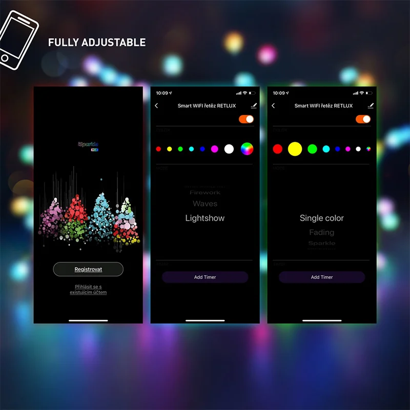 SIR ILUMINAT FESTIV SMART 9.5 M RETLUX