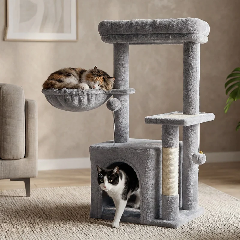 ANSAMBLU DE JOACA PISICI 40X30X80 CM REBEL ANIMALS