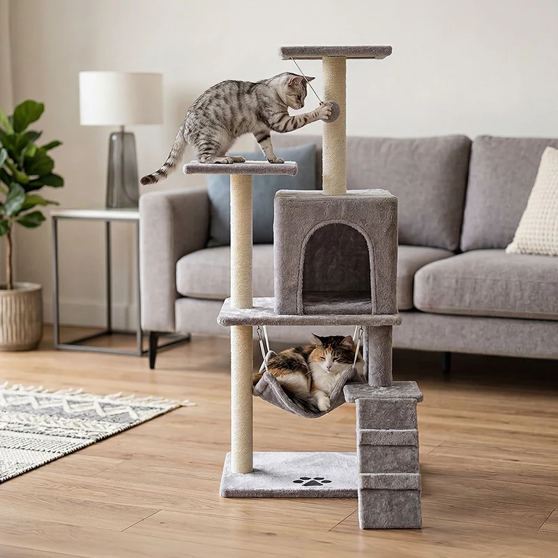 ANSAMBLU DE JOACA PISICI 50X40X125 CM REBEL ANIMALS