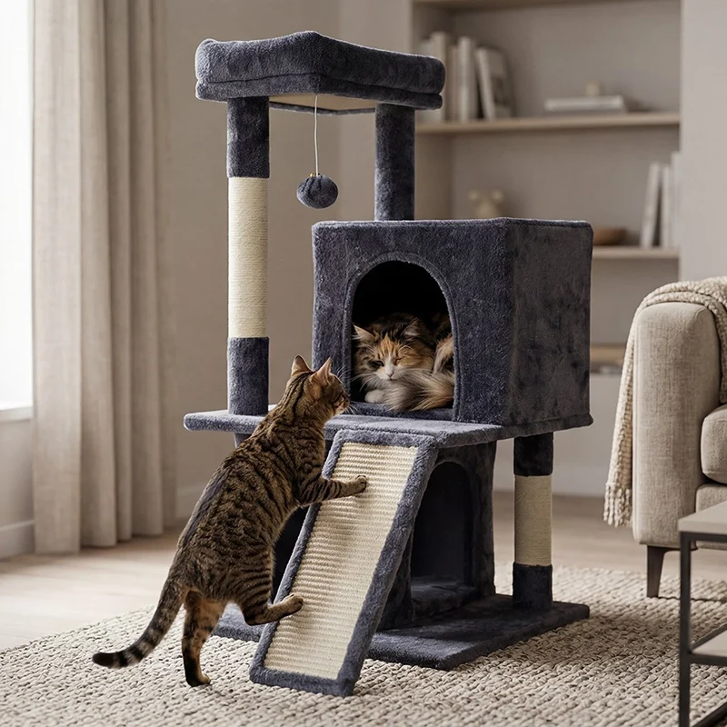 ANSAMBLU DE JOACA PISICI 49X46X91 CM REBEL ANIMALS