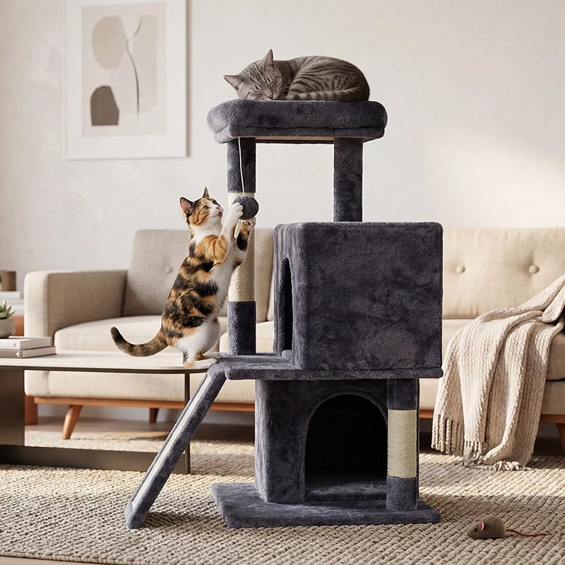 ANSAMBLU DE JOACA PISICI 49X46X91 CM REBEL ANIMALS