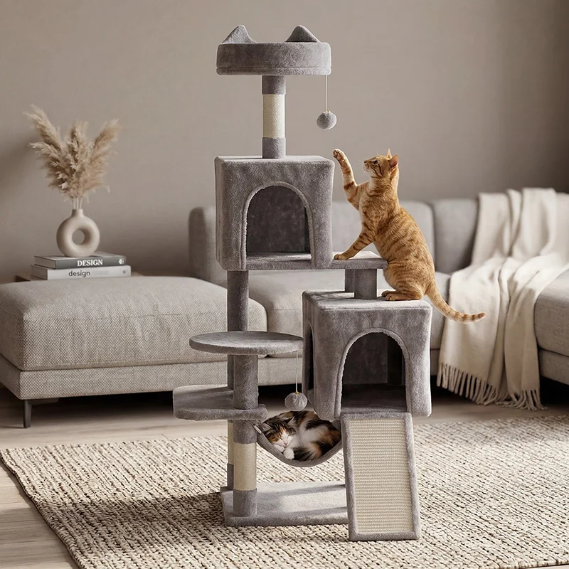 ANSAMBLU DE JOACA PISICI 45X45X137 CM REBEL ANIMALS