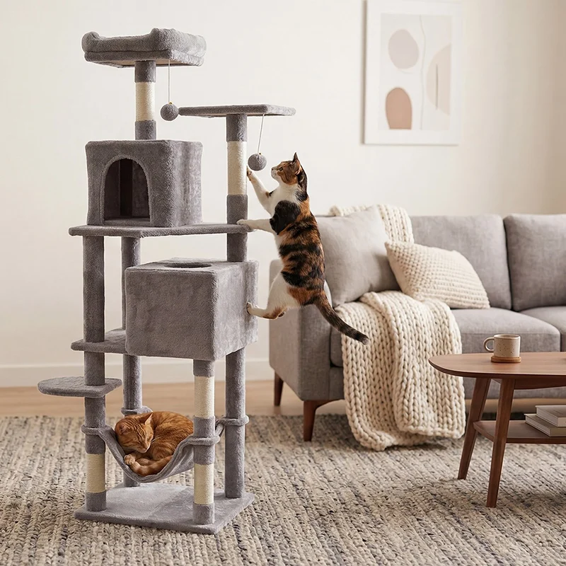 ANSAMBLU DE JOACA PISICI 48X40X155 CM REBEL ANIMALS