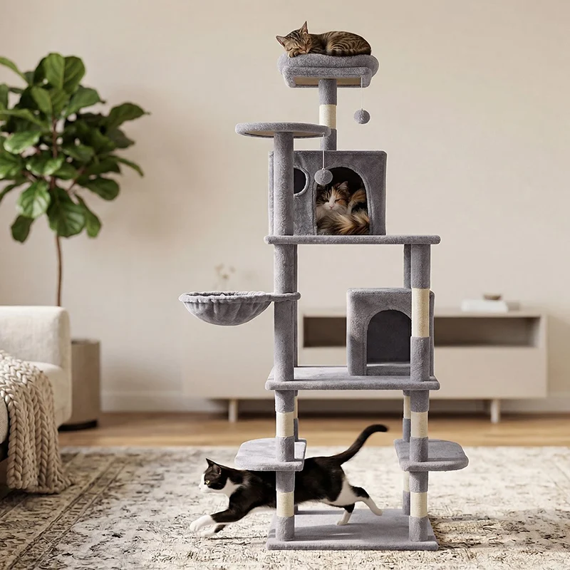 ANSAMBLU DE JOACA PISICI 60X49X173 CM REBEL ANIMALS