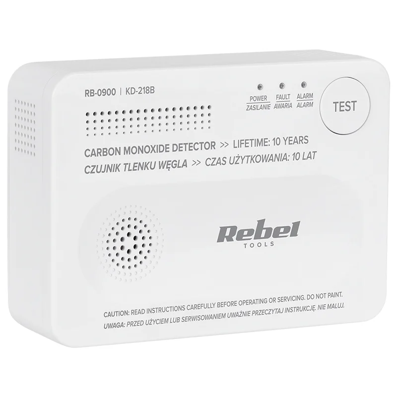 DETECTOR SENZOR MONOXID DE CARBON REBEL