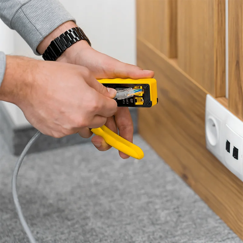 CLESTE SERTIZARE RJ45 RJ12 PASS-THROUGH REBEL
