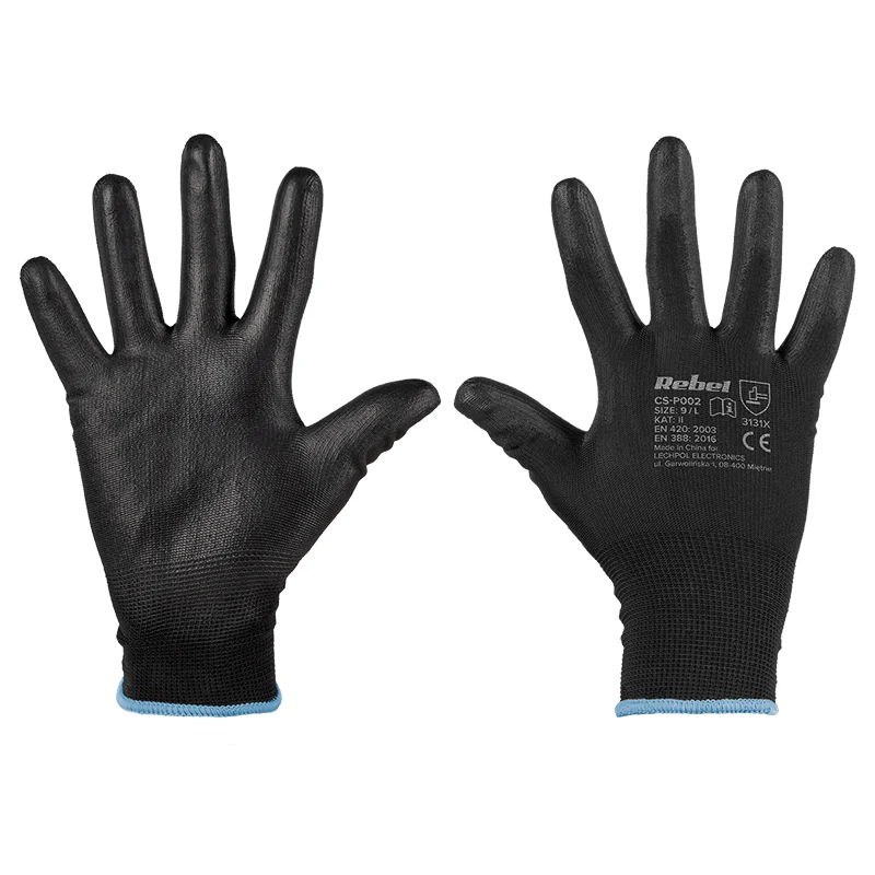 MANUSA LUCRU POLIURETAN MARIME 9 / L SET 12 BUC REBEL