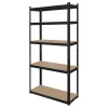 RAFT METALIC 5 POLITE 750KG MDF 180X90X40 NEGRU REBEL