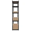 RAFT METALIC 5 POLITE 750KG MDF 180X90X40 NEGRU REBEL