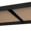 RAFT METALIC 5 POLITE 750KG MDF 180X90X40 NEGRU REBEL