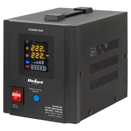 RB-4001 UPS CENTRALE TERMICE SINUS PUR 500VA 300W 12V REBEL