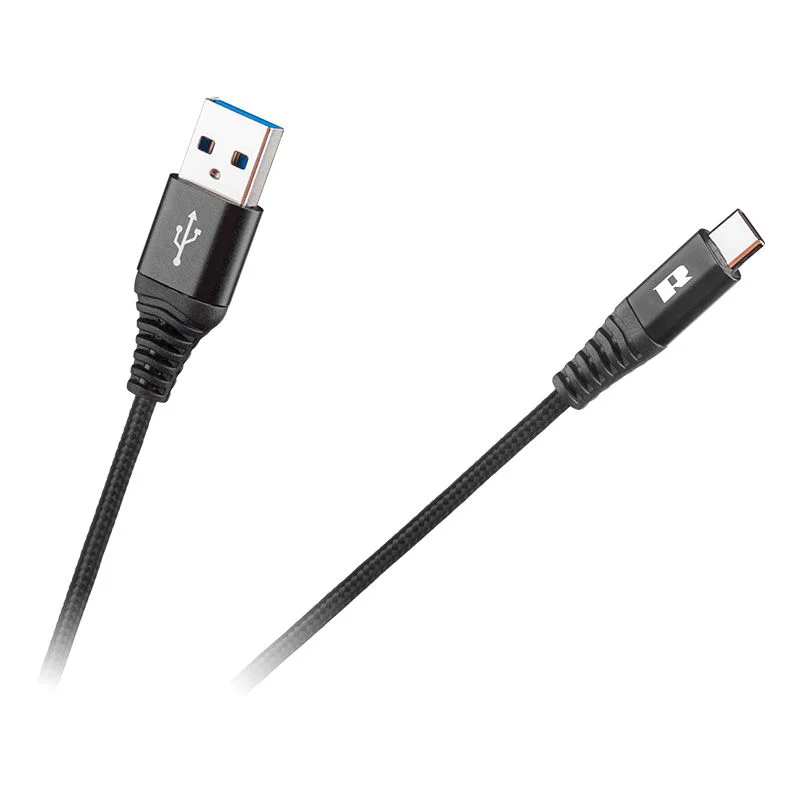 RB-6001-050-B@1 CABLU USB-USB TIP C 0.5 REBEL NEGRU