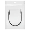 CABLU PATCHCORD UTP CAT6 0.25M NEGRU REBEL