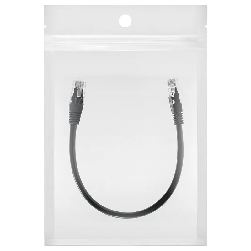 CABLU PATCHCORD UTP CAT6 0.25M NEGRU REBEL