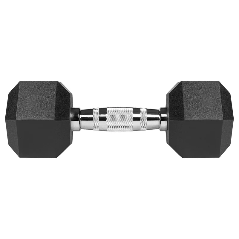 GANTERE DUMBBELL HEX FONTA CAUCIUCATA 2X7KG REBEL ACTIV