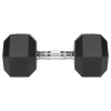 GANTERA DUMBBELL HEX FONTA CAUCIUCATA 17.5KG REBEL ACTI