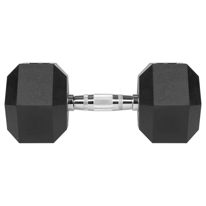 GANTERA DUMBBELL HEX FONTA CAUCIUCATA 17.5KG REBEL ACTI
