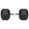 GANTERA DUMBBELL HEX FONTA CAUCIUCATA 27.5KG REBEL ACTI