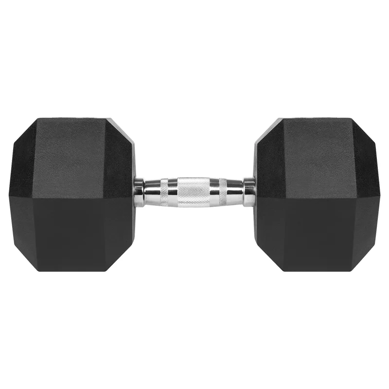 GANTERA DUMBBELL HEX FONTA CAUCIUCATA 27.5KG REBEL ACTI