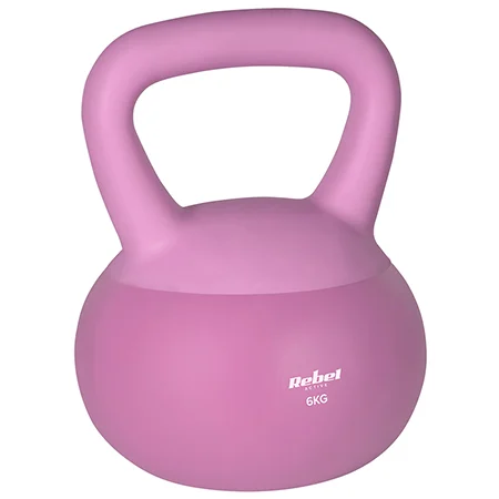 RBA-2333-06 KETTLEBELL VINIL 6 KG REBEL ACTIVE
