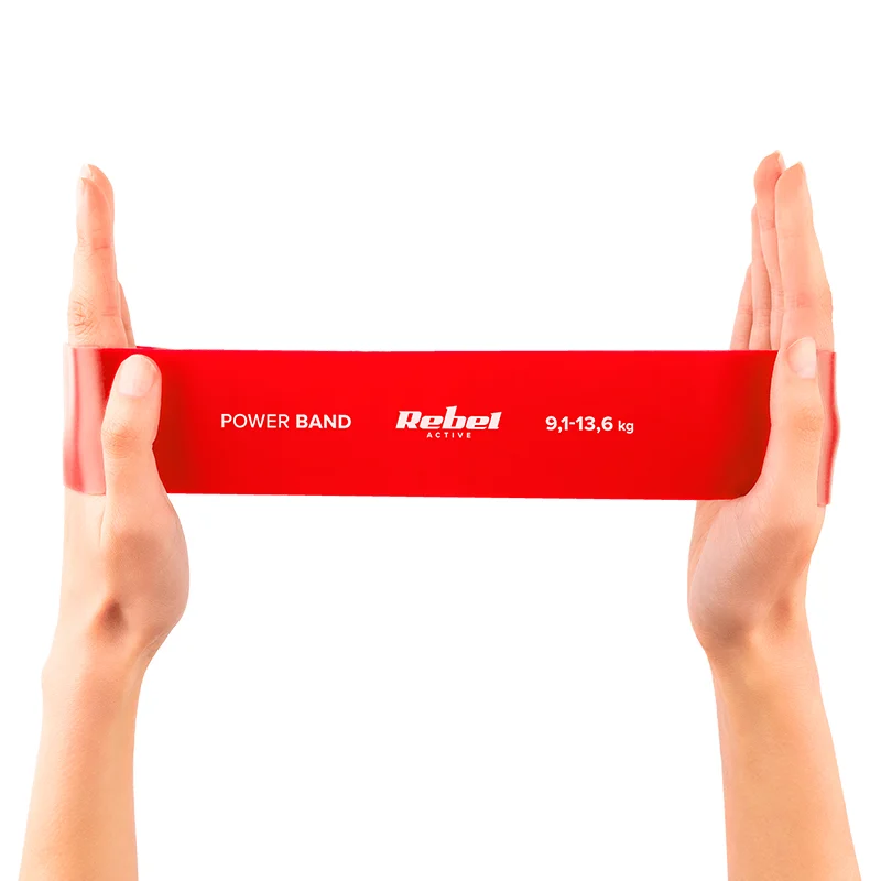 SET 5 BENZI ELASTICE LATEX MINI BAND 2-18KG REBEL ACTIV