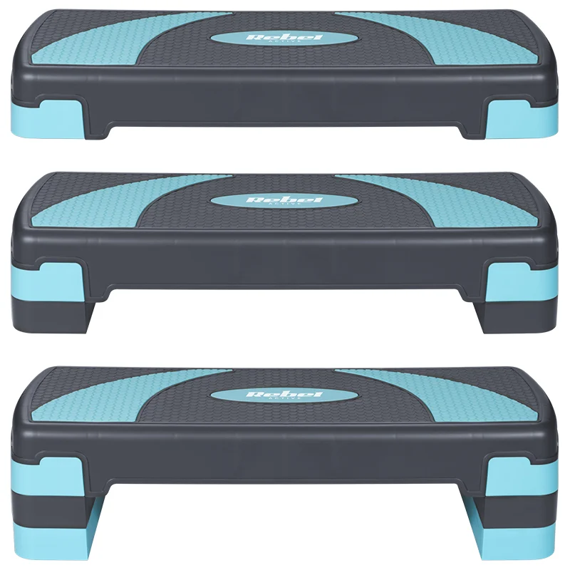 STEPPER AEROBIC 3 NIVELE GRI ALBASTRU REBEL ACTIVE