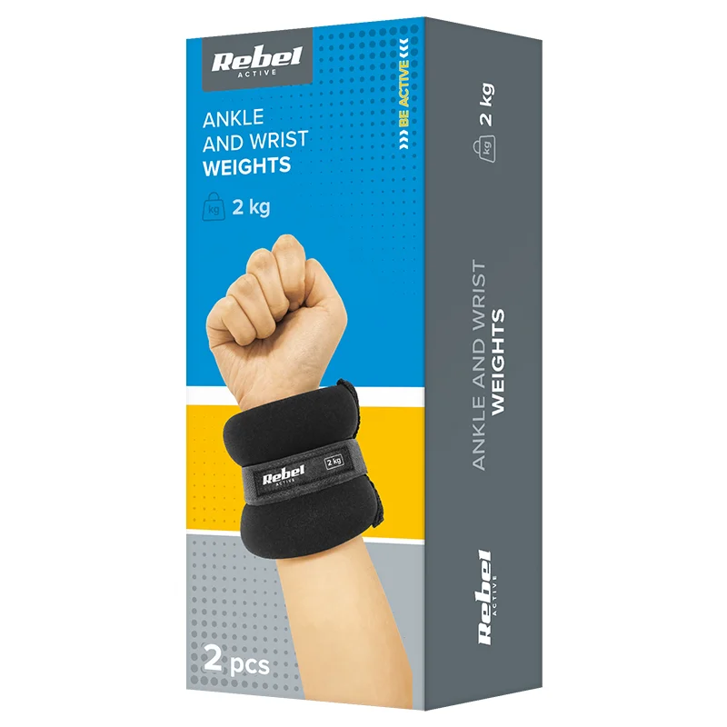 SET 2 GREUTATI INCHEIETURA 2X2KG REBEL ACTIVE