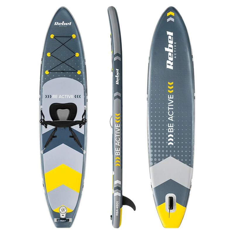 SET PLACA GONFLABILA STAND UP PADDLE SCAUN 350X80X15 CM